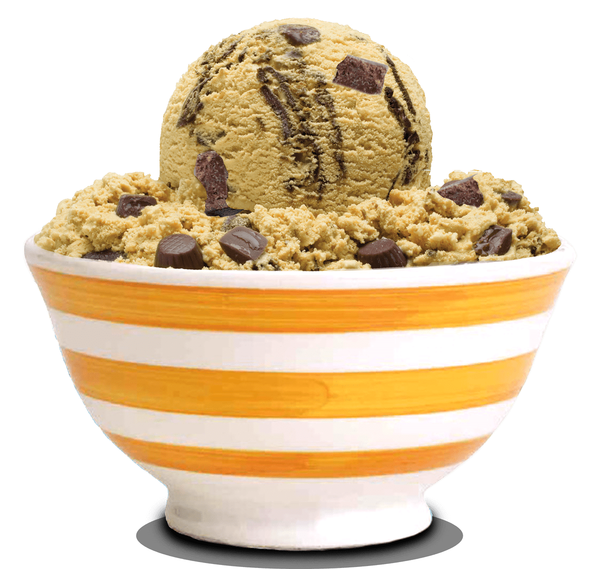 Caramel Brownie Moose Tracks® in bowl