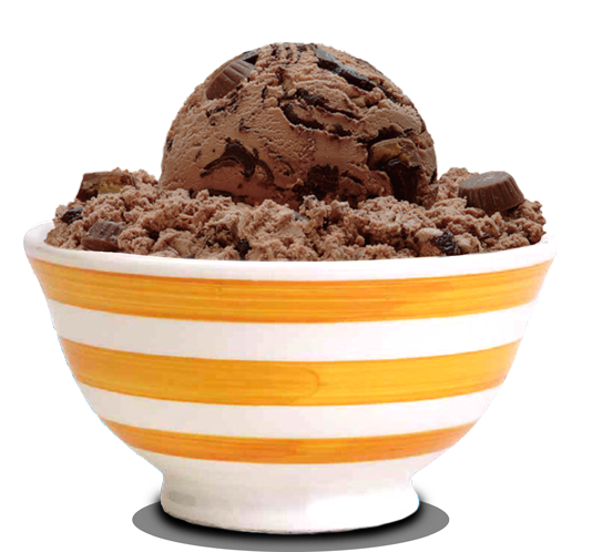 Chocolate Moose Tracks® in bowl