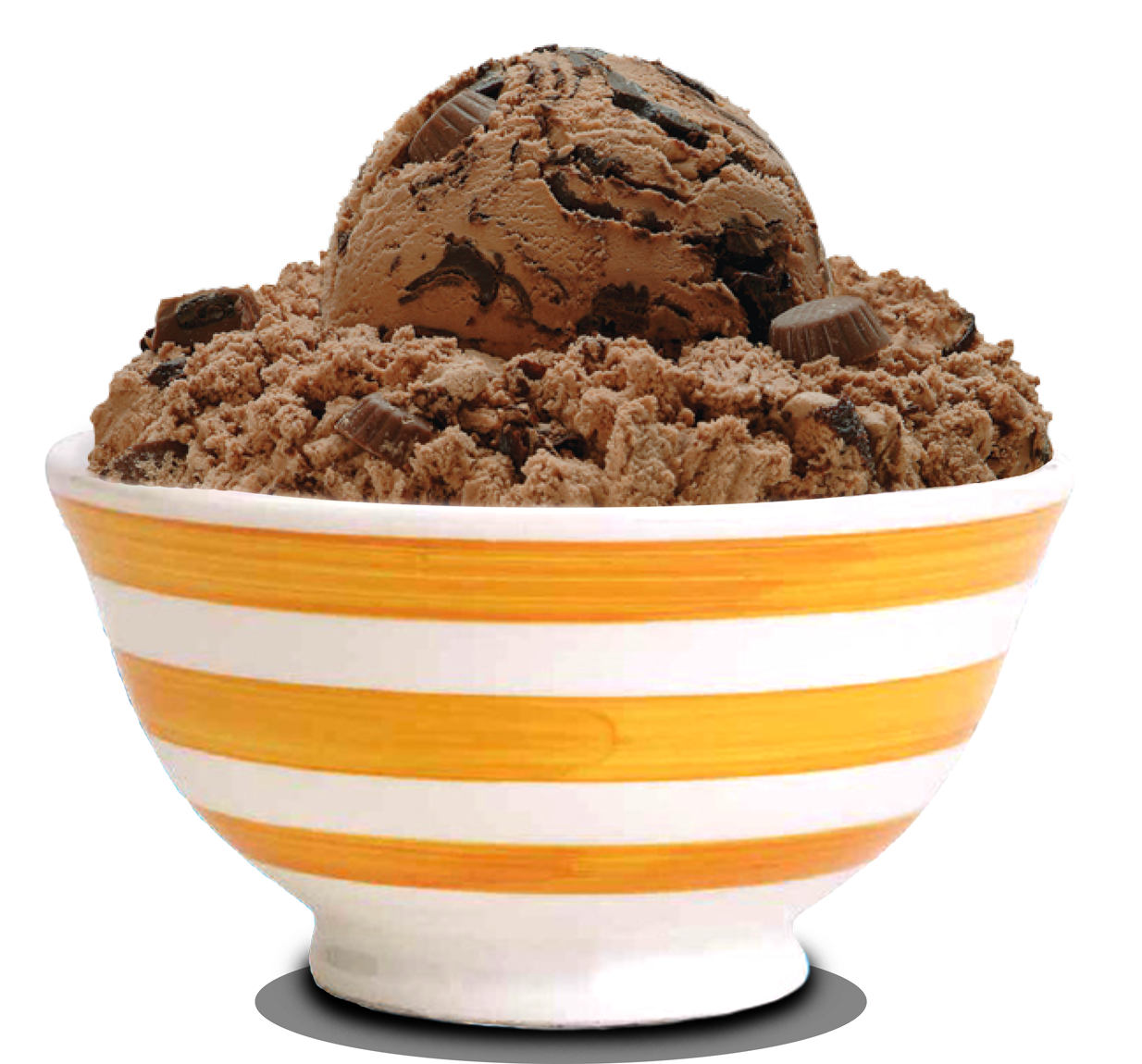 Double Fudge Moose Tracks® in bowl